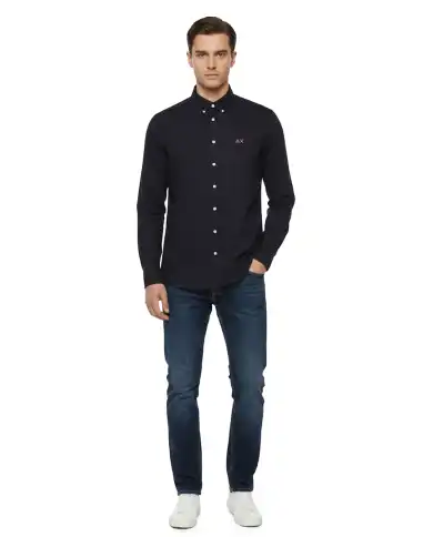 SUN 68 SUN 68 CAMICIA BD BEACH BLU BLU