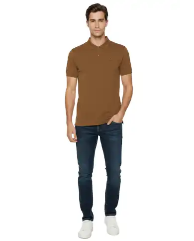 SUN 68 SUN 68 POLO JERSEY BEACH MARRONE MARRONE