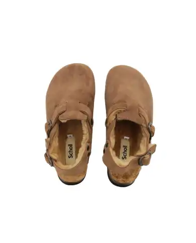 SCHOLL SCHOLL SABOT FAE BACKSTRAP TAUPE TAUPE
