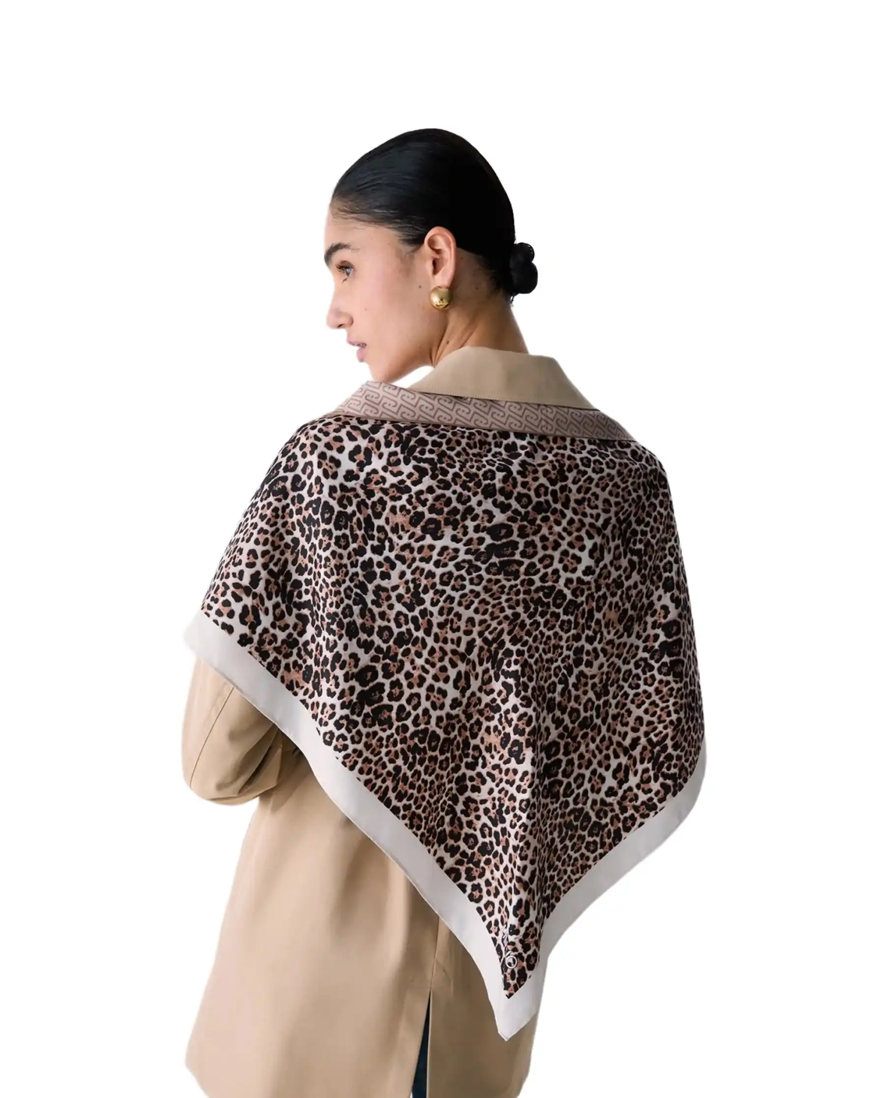 LIU JO LIU JO BANDANA TRIANGOLARE LEOPARDATO LEOPARDATO