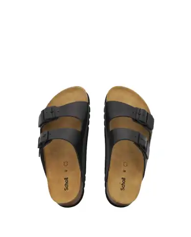 SCHOLL SCHOLL CIABATTINE NERO NERO