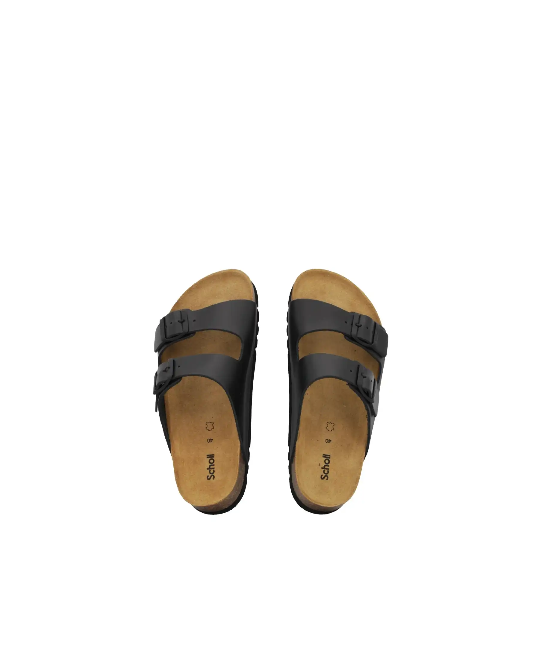 SCHOLL SCHOLL CIABATTINE NERO NERO