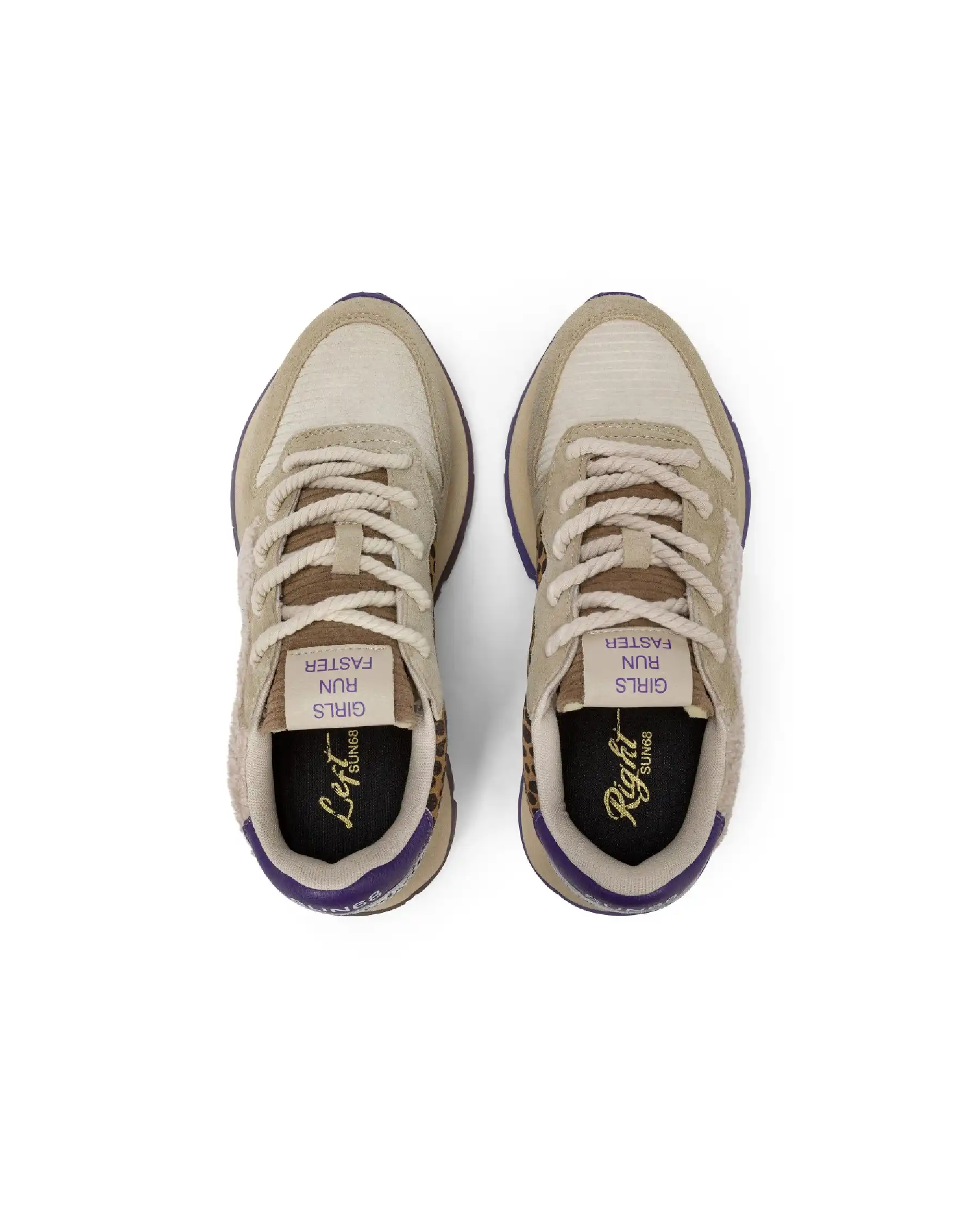 SUN 68 SUN 68 SNEAKERS ALLY WINTER BEIGE BEIGE