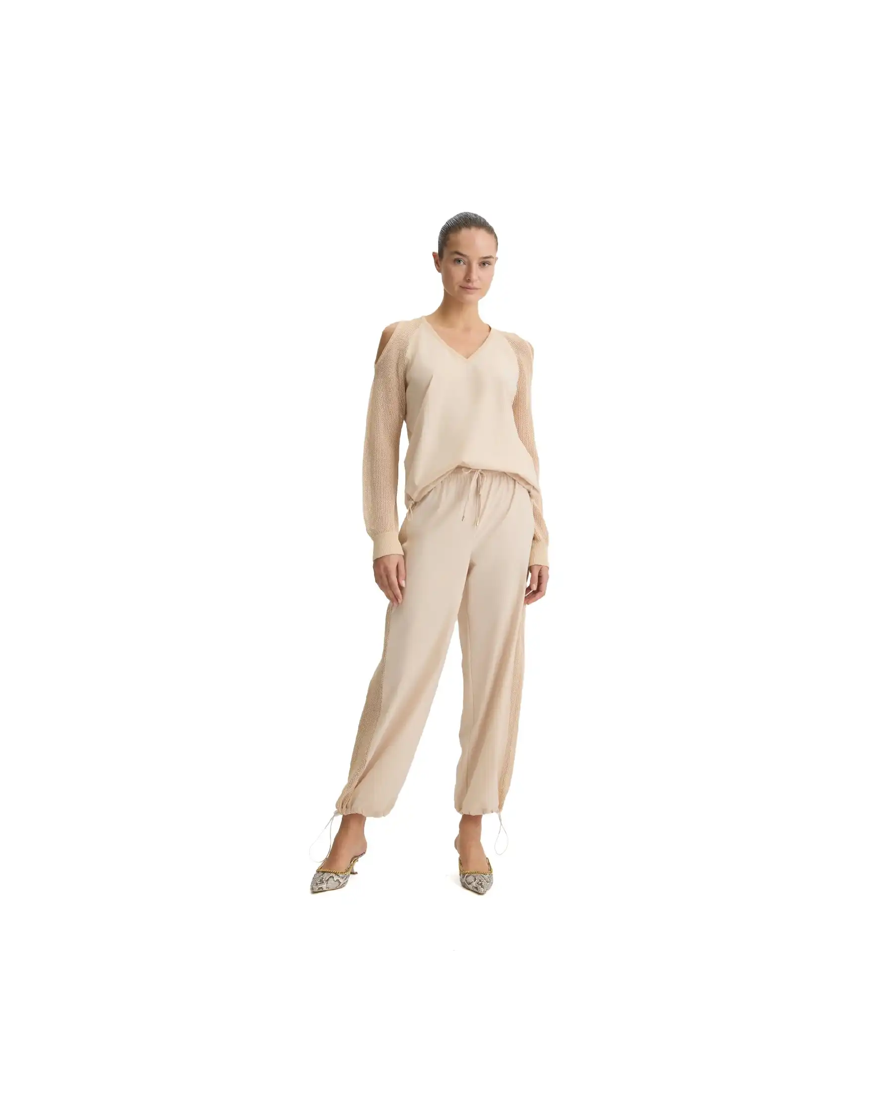 LIU JO LIU JO PANTALONI BEIGE BEIGE