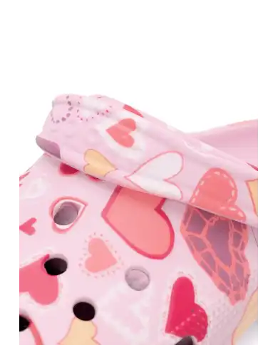 CROCS CROCS SABOT CLASSIC VDAY ROSA ROSA