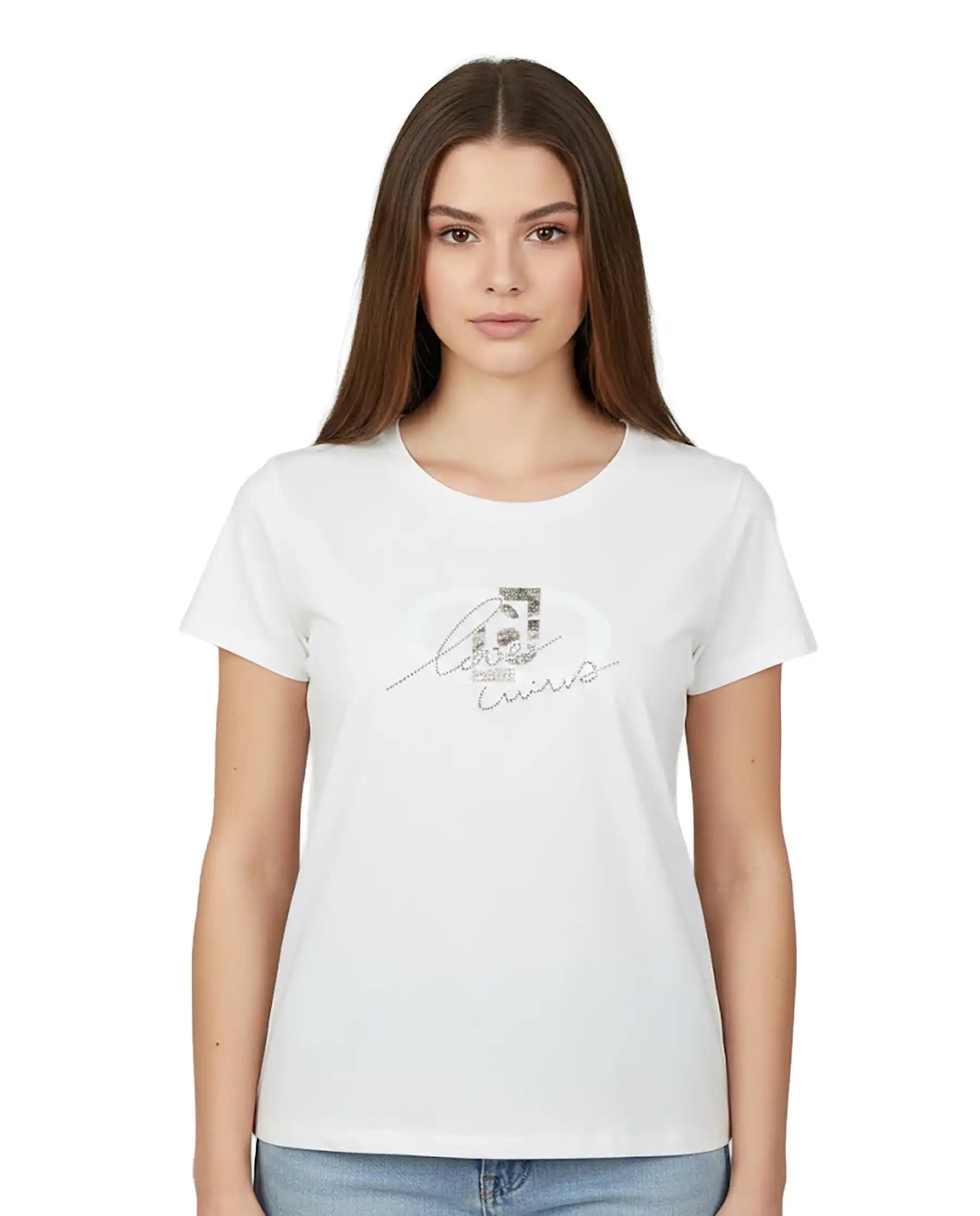 LIU JO LIU JO T-SHIRT BIANCO BIANCO