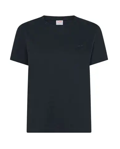 SUN 68 SUN 68 T-SHIRT JERSEY SLUB BLU BLU