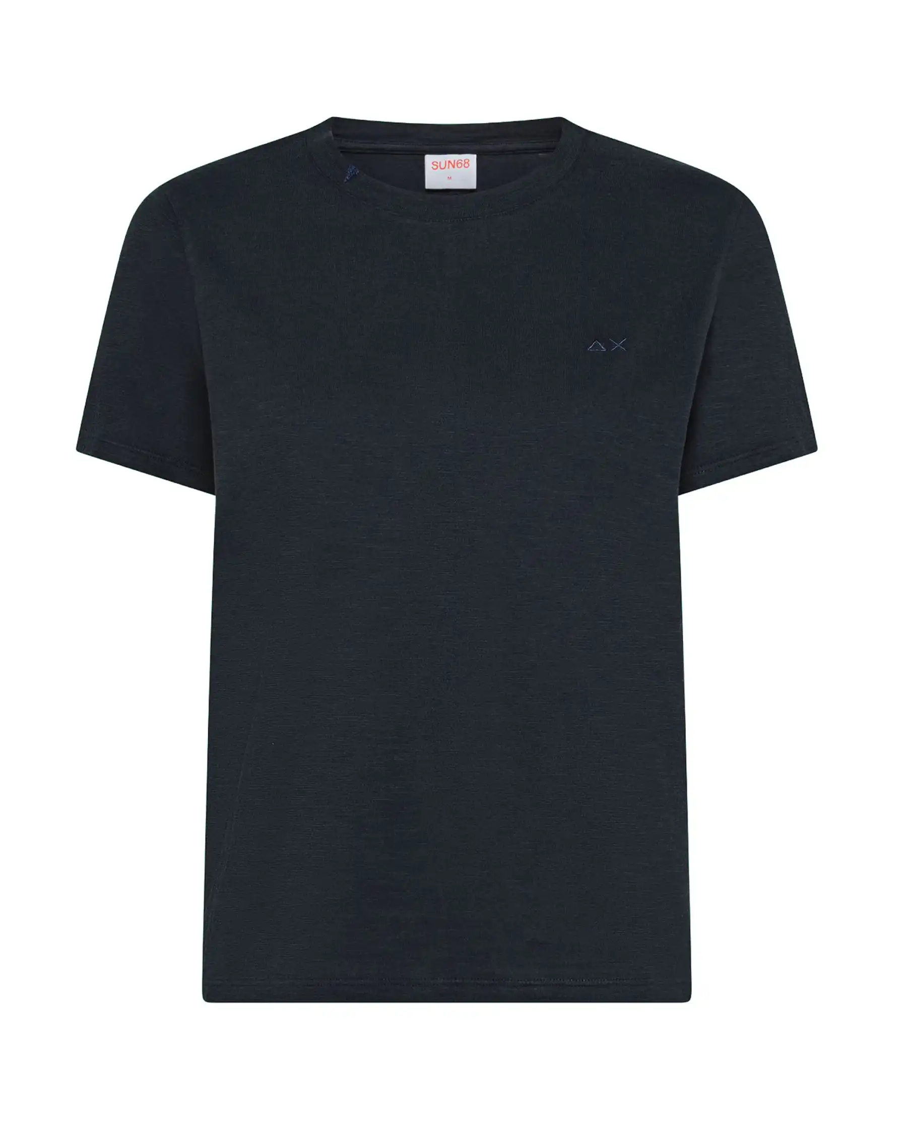 SUN 68 SUN 68 T-SHIRT JERSEY SLUB BLU BLU