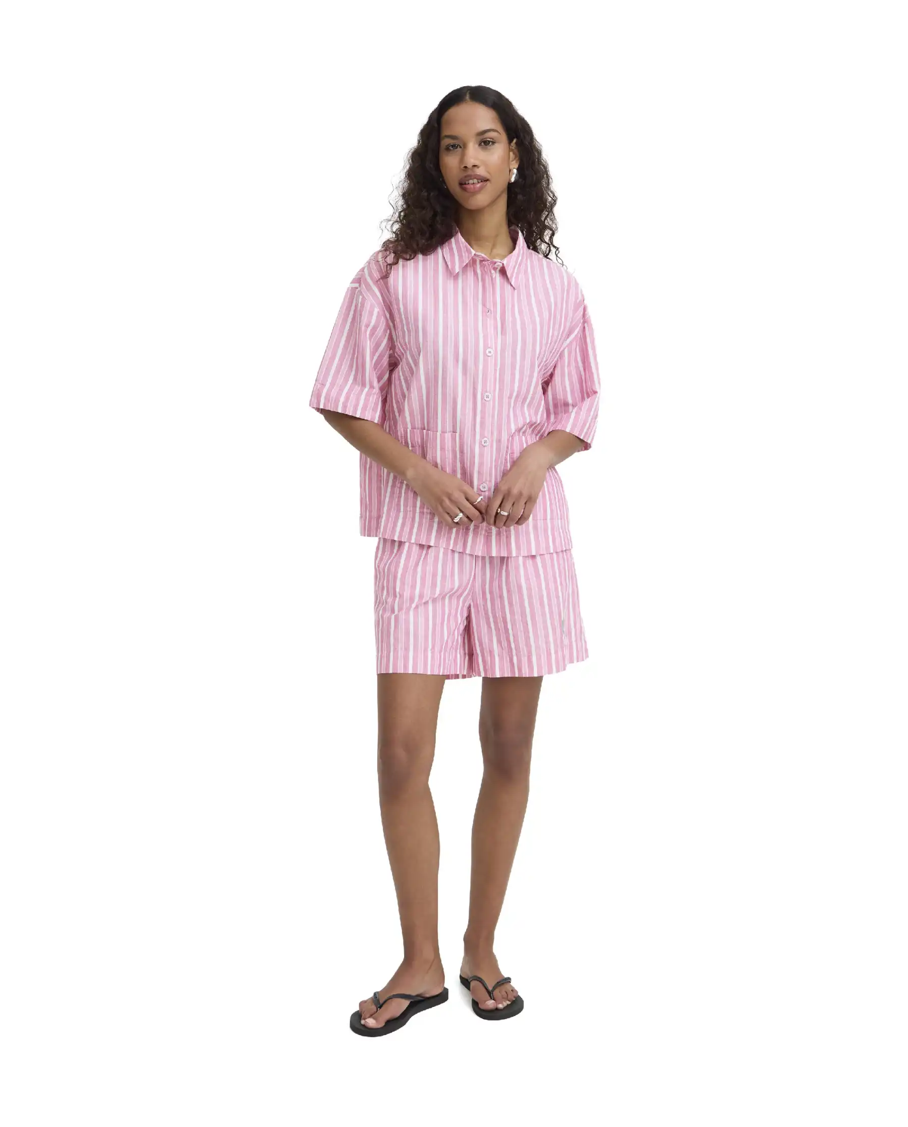 ICHI ICHI CAMICIA INDRA ROSA ROSA