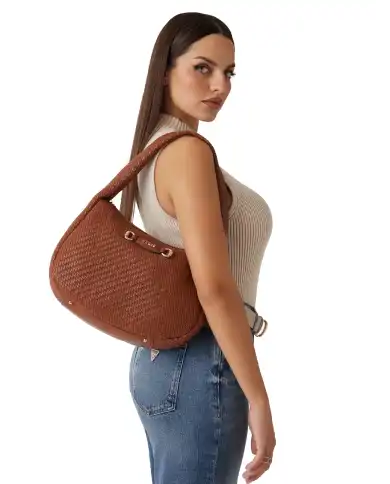 GUESS GUESS BORSA COGNAC COGNAC