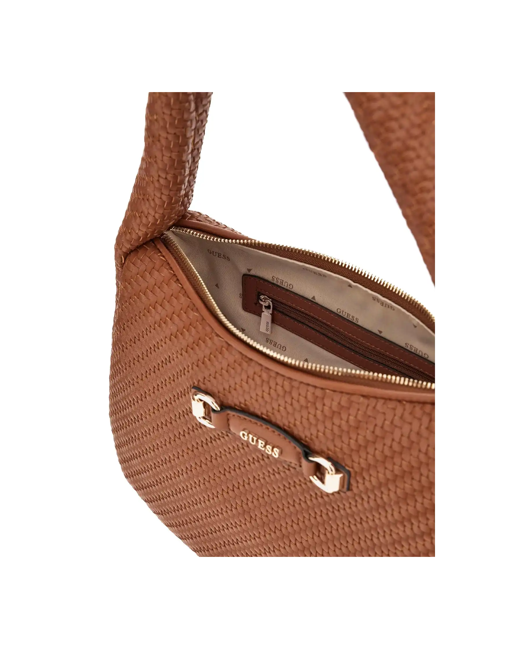 GUESS GUESS BORSA COGNAC COGNAC
