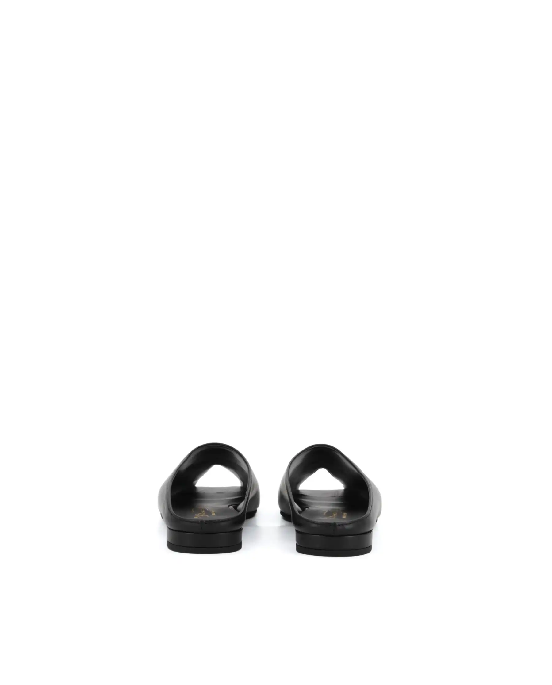 BIANCA DI BIANCA DI SABOT SPUNTATO NERO NERO