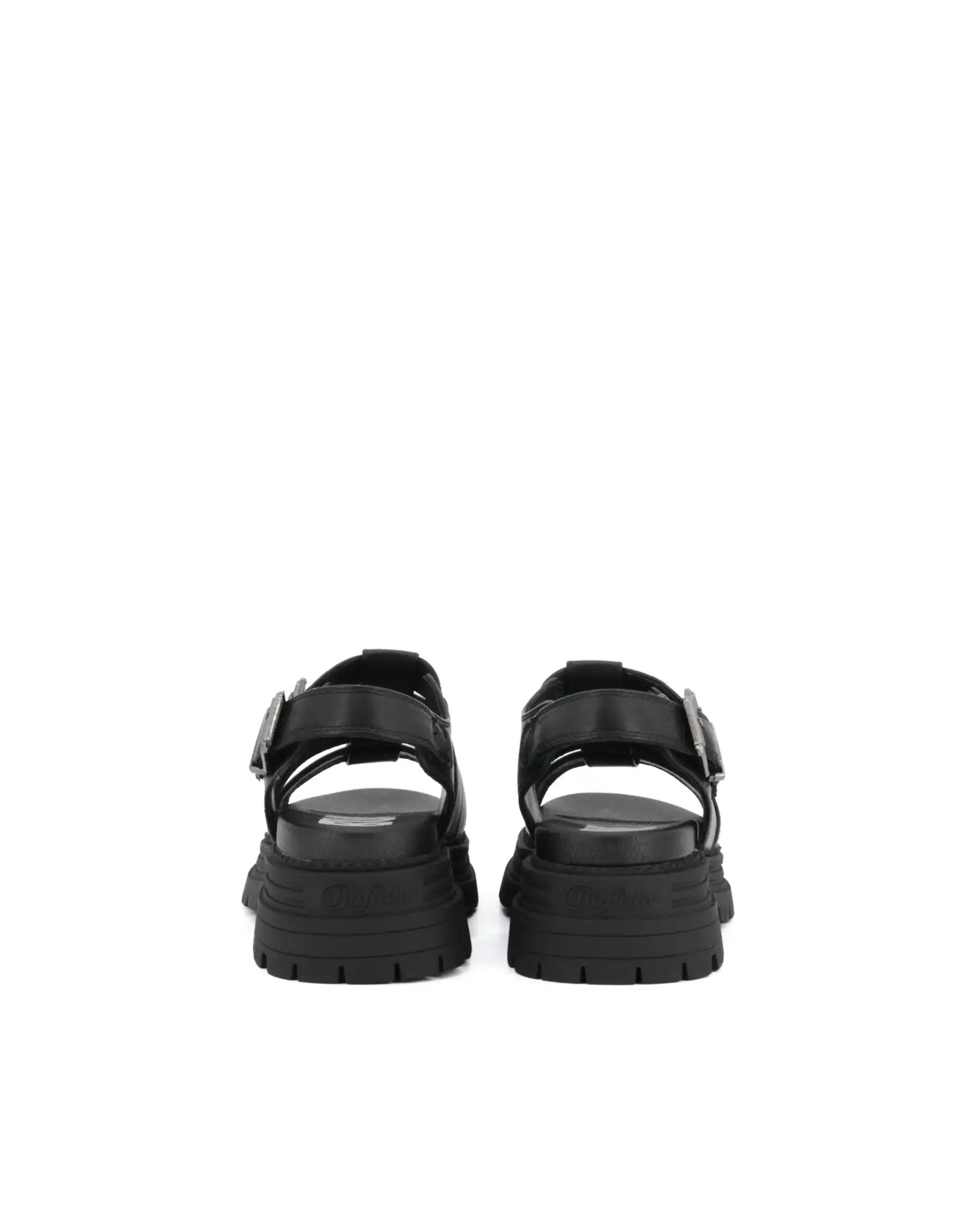 BUFFALO BUFFALO SANDALI LENNOX FISHER NERO NERO