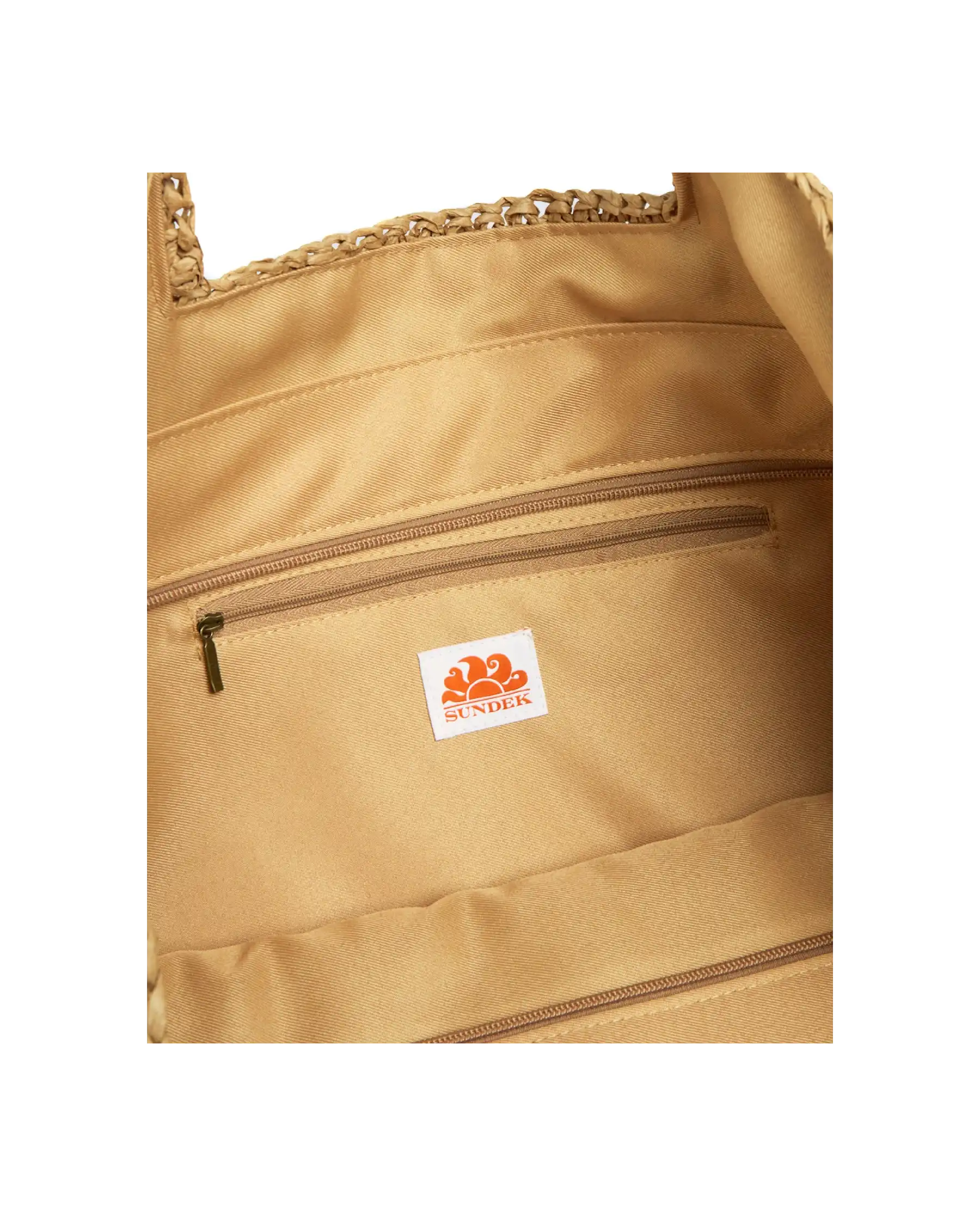 SUNDEK SUNDEK BORSA SHOPPING LAI BEIGE BEIGE