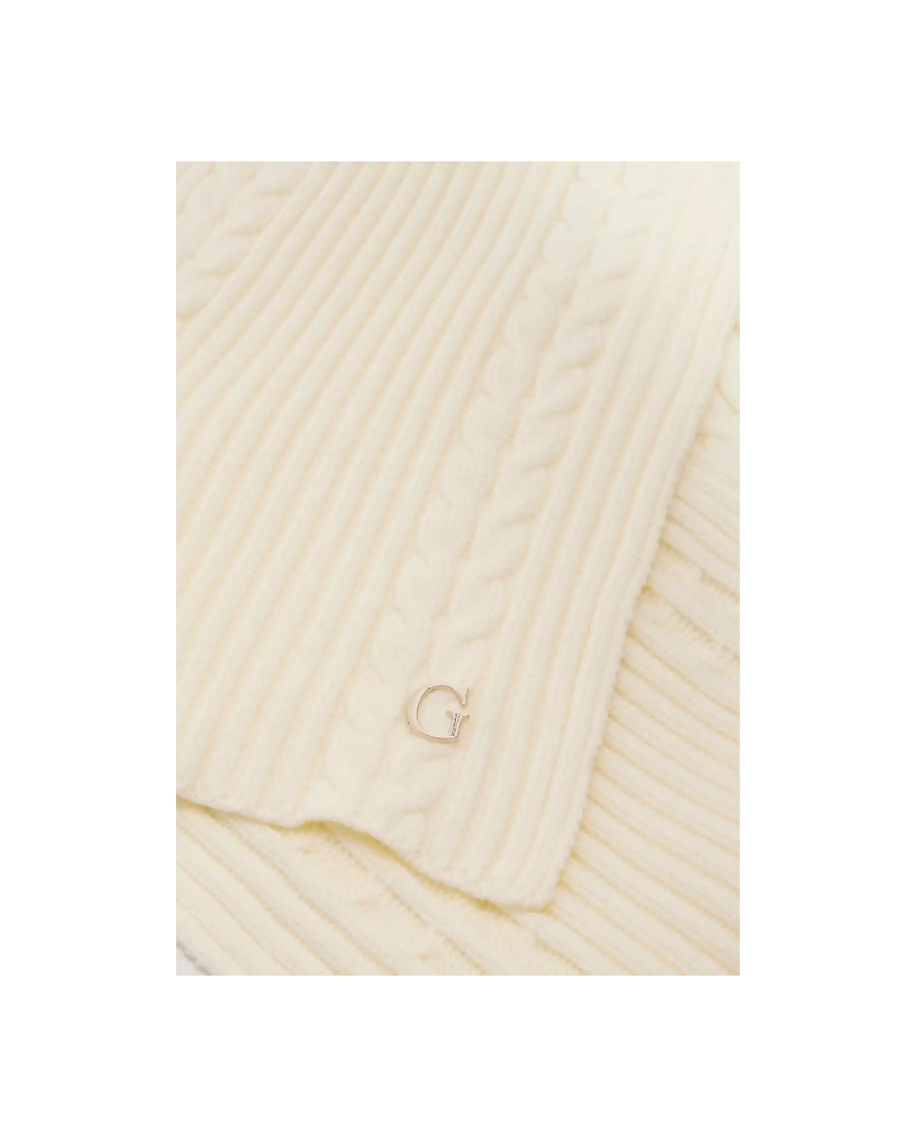 GUESS GUESS SCIARPA KNITTED PANNA PANNA