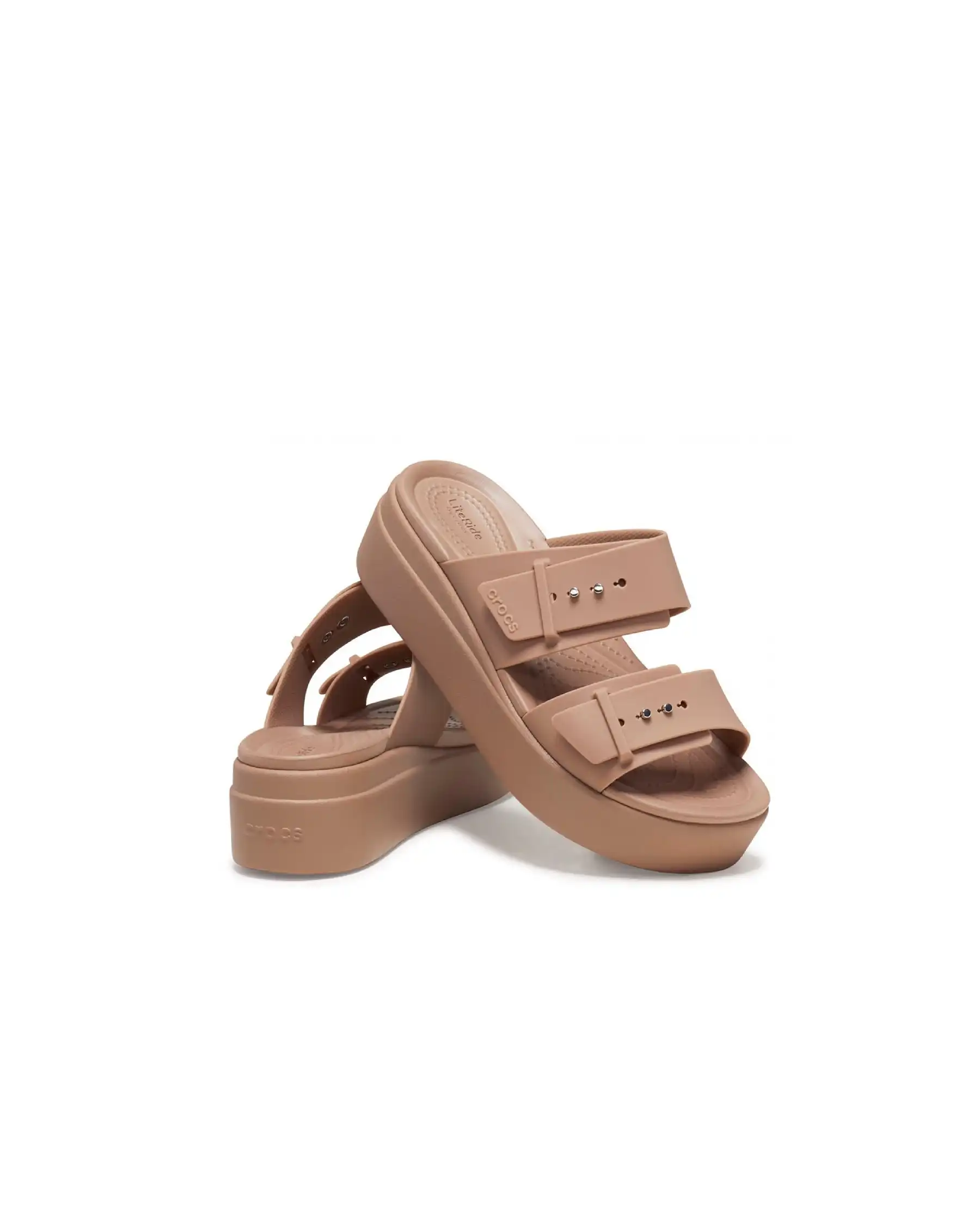 CROCS CROCS CIABATTINE BROOKLYN BEIGE BEIGE