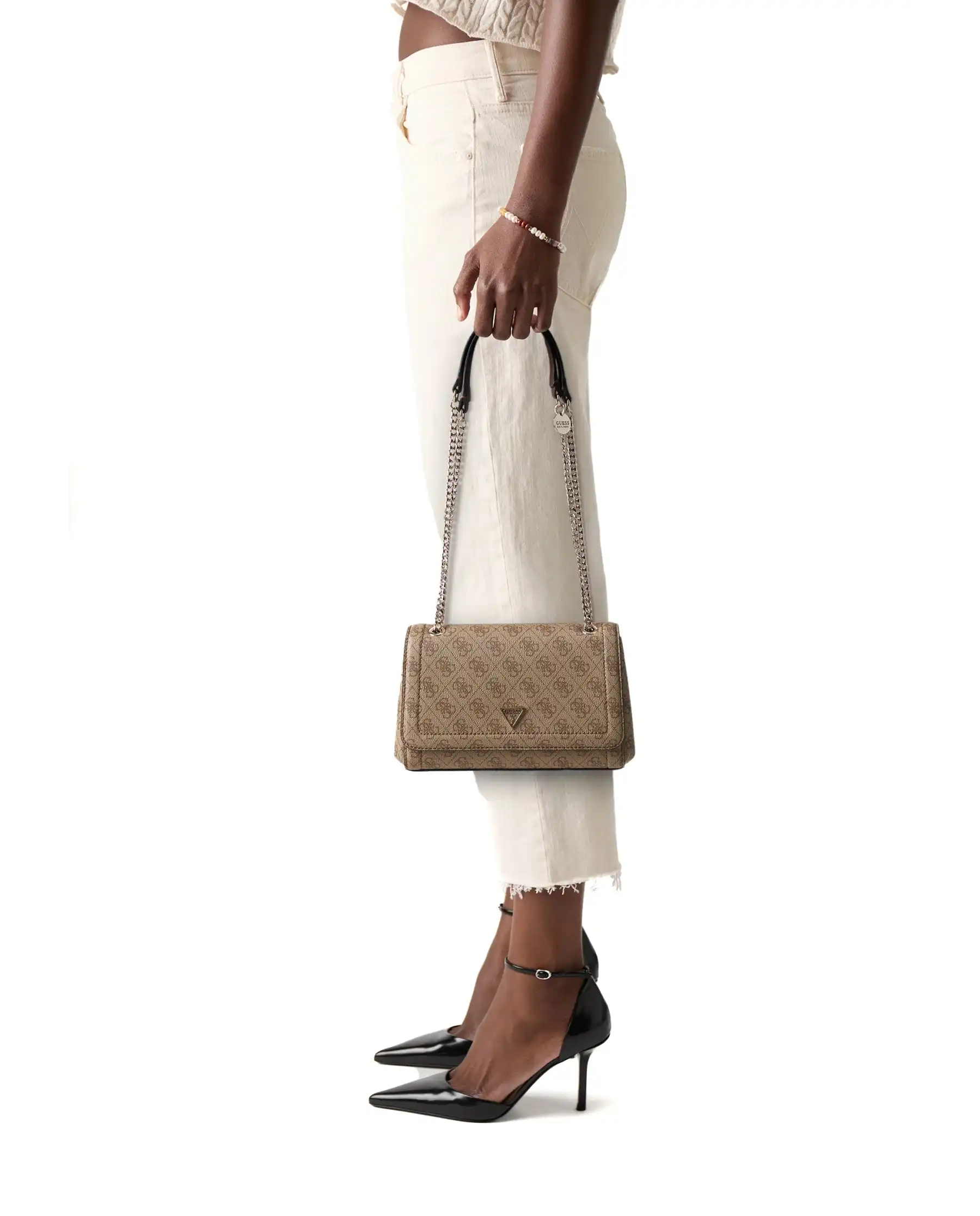 GUESS GUESS BORSA NOELLE BEIGE BEIGE