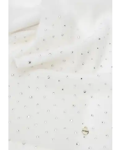 GUESS GUESS SCIARPA BIANCO BIANCO