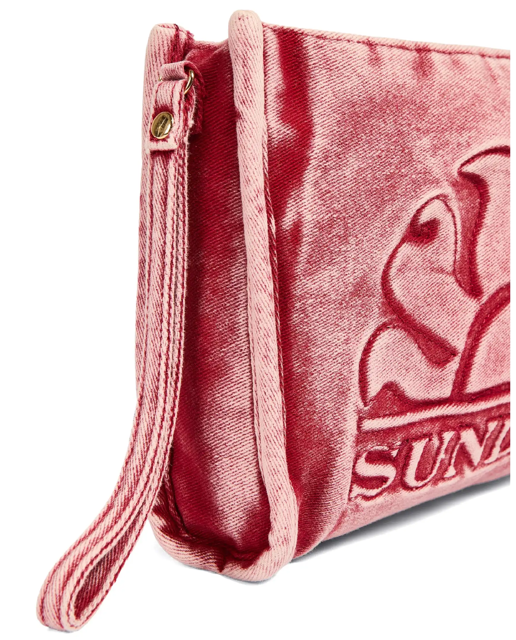 SUNDEK SUNDEK POCHETTE ROY NECESSAIRE ROSSO ROSSO