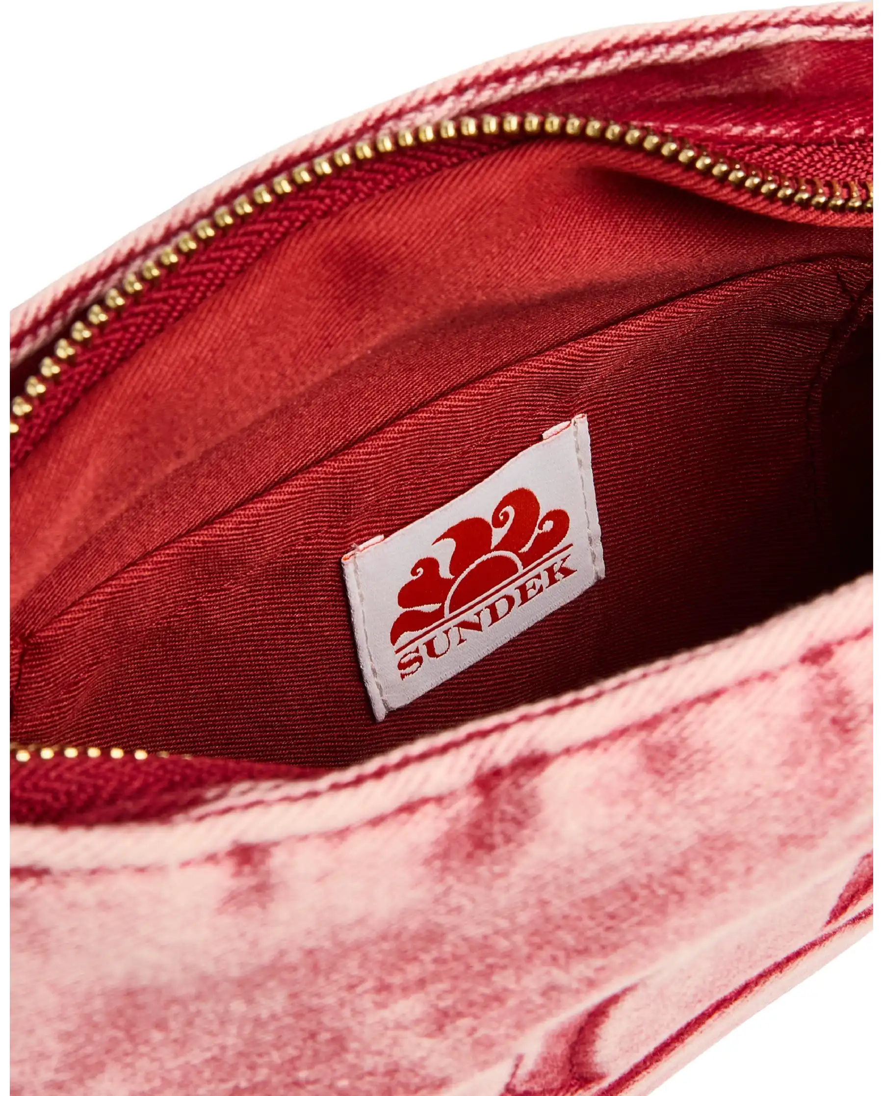 SUNDEK SUNDEK POCHETTE ROY NECESSAIRE ROSSO ROSSO