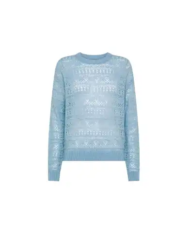 SUN 68 SUN 68 MAGLIA CROCHET CIELO CIELO