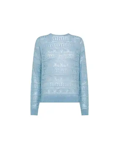 SUN 68 SUN 68 MAGLIA CROCHET CIELO CIELO