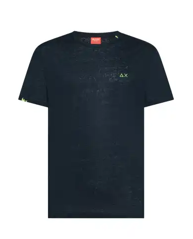 SUN 68 SUN 68 T-SHIRT SPECIAL DYED BEACH BLU BLU