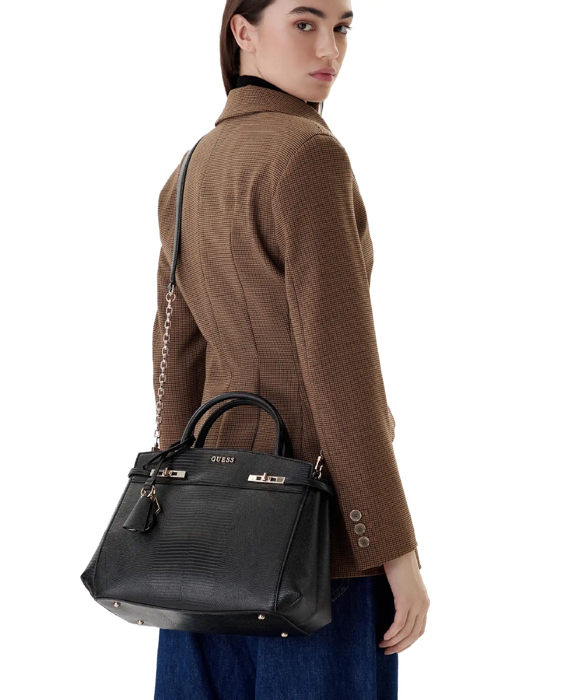 GUESS GUESS BORSA MELINDA NERO NERO