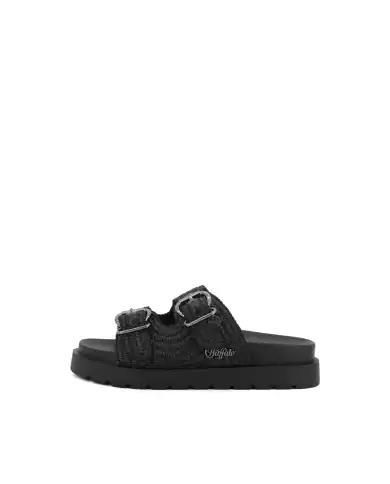 BUFFALO BUFFALO CIABATTINE RAYA ARI BO NERO NERO