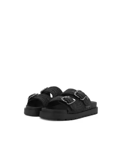BUFFALO BUFFALO CIABATTINE RAYA ARI BO NERO NERO