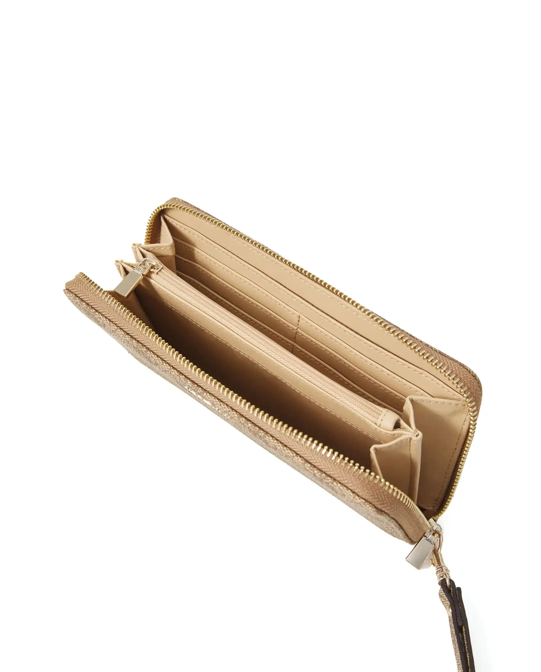 GUESS GUESS PORTAFOGLIO BRENTON BEIGE BEIGE
