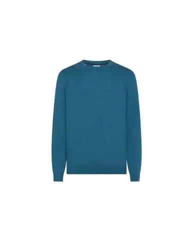 SUN68 SUN 68 MAGLIONE SWEATER BASIC BLU BLU