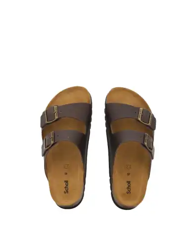SCHOLL SCHOLL CIABATTINE MARRONE MARRONE