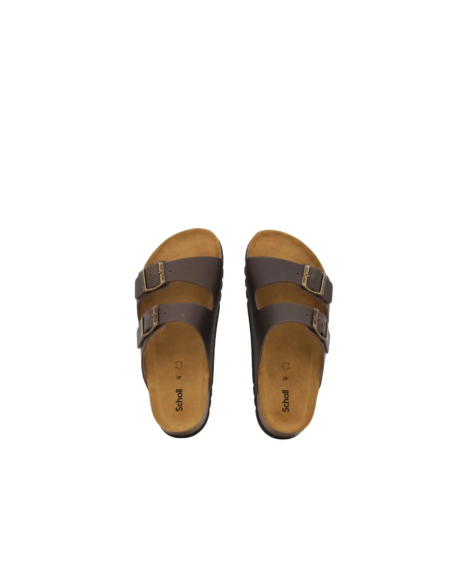 SCHOLL SCHOLL CIABATTINE MARRONE MARRONE