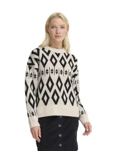 B.YOUNG B.YOUNG MAGLIONE MIRKO JACQUARD PANNA PANNA