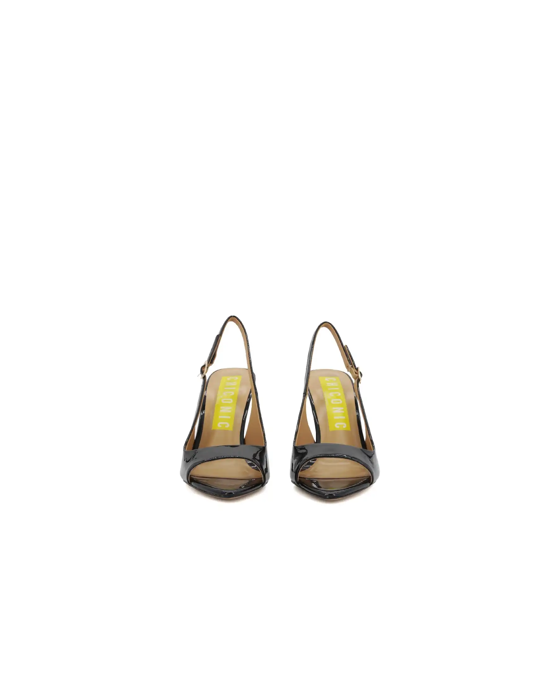 CHICONIC CHICONIC SLING BACK NERO NERO