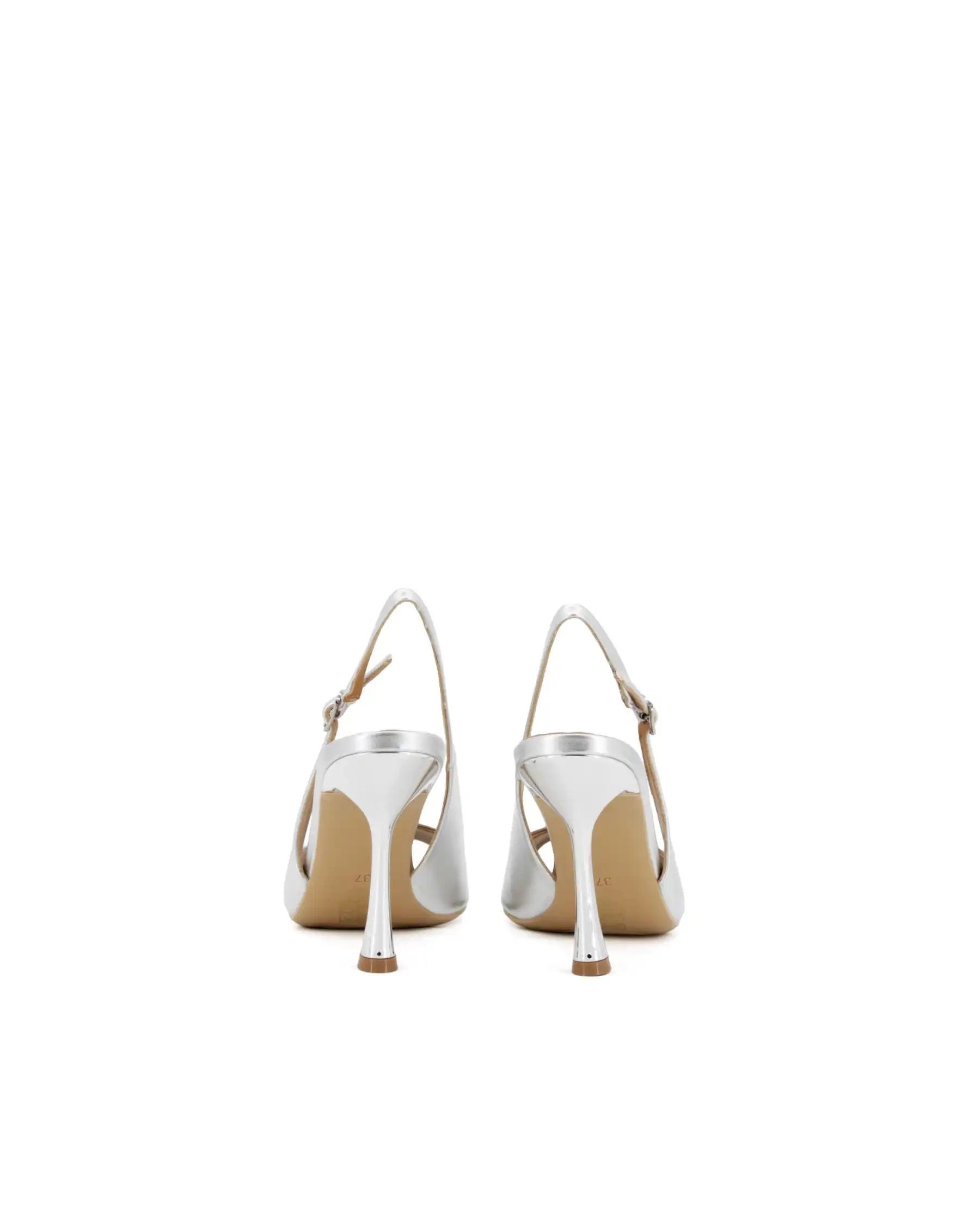 CHICONIC CHICONIC SLING BACK ARGENTO ARGENTO