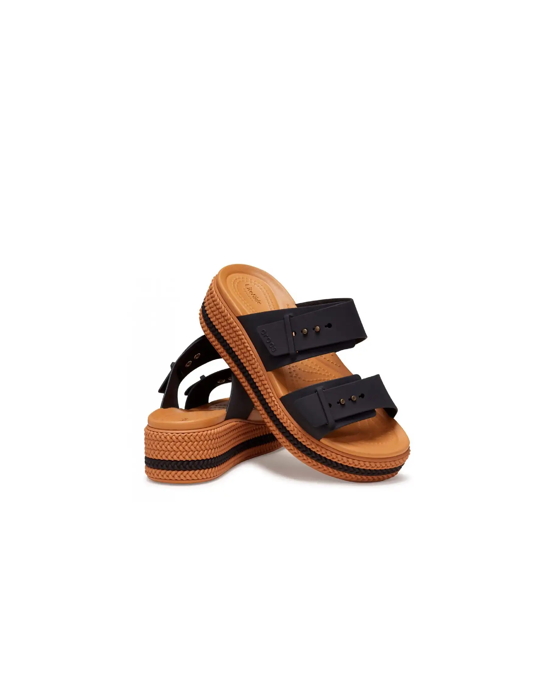 CROCS CROCS CIABATTINE NERO NERO