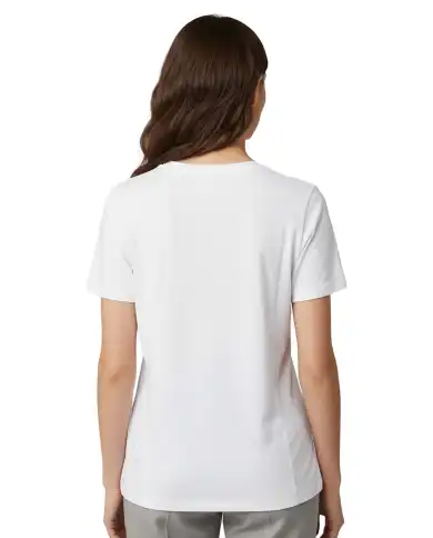 SUN68 SUN 68 T-SHIRT PIQUET BIANCO BIANCO