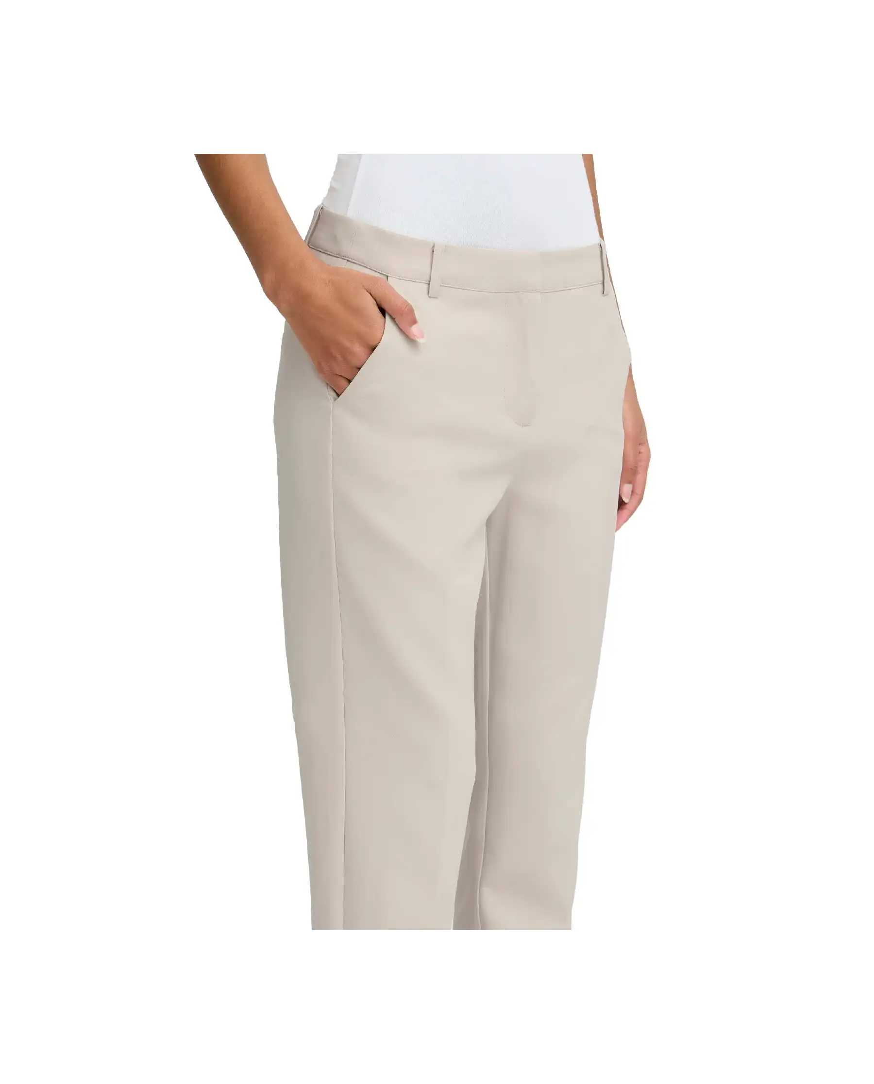 ICHI ICHI PANTALONI BEIGE BEIGE