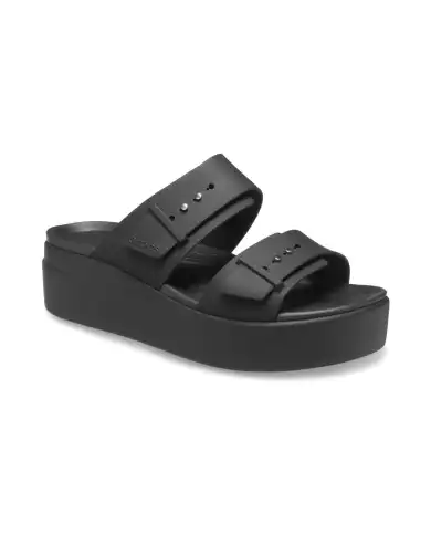CROCS CROCS CIABATTINE BROOKLYN NERO NERO