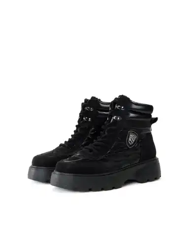 BLAUER BLAUER ANFIBI BLANCA NERO NERO