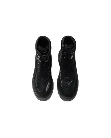 BLAUER BLAUER ANFIBI BLANCA NERO NERO