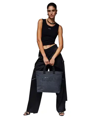 LIU JO LIU JO BORSA TOTE GRIGIO GRIGIO
