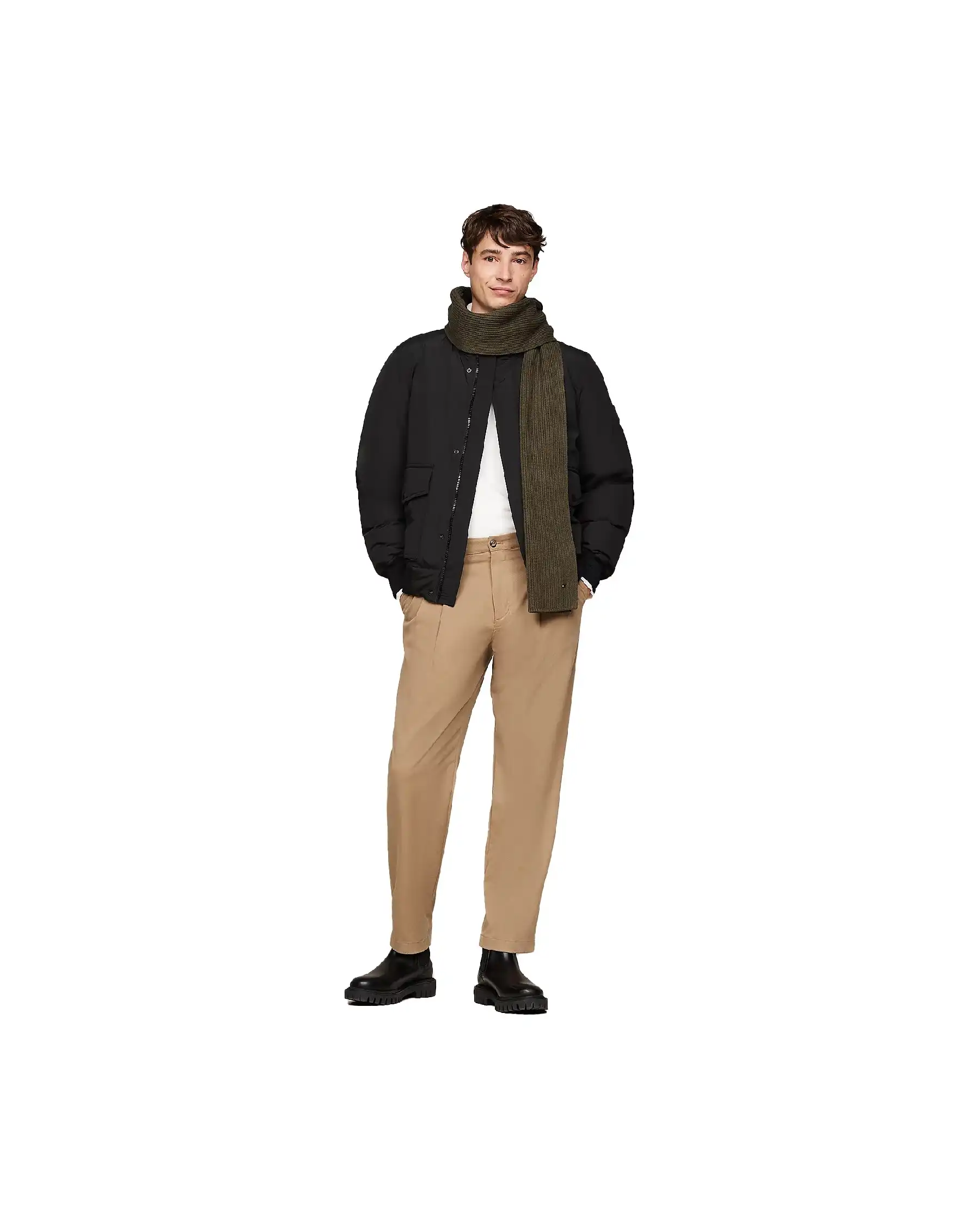TOMMY HILFIGER TOMMY HILFIGER SCIARPA VERDE VERDE