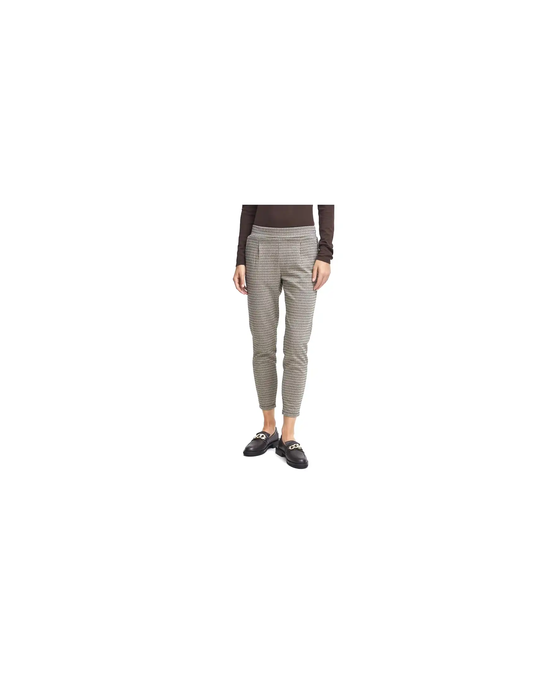 ICHI ICHI PANTALONI BEIGE BEIGE