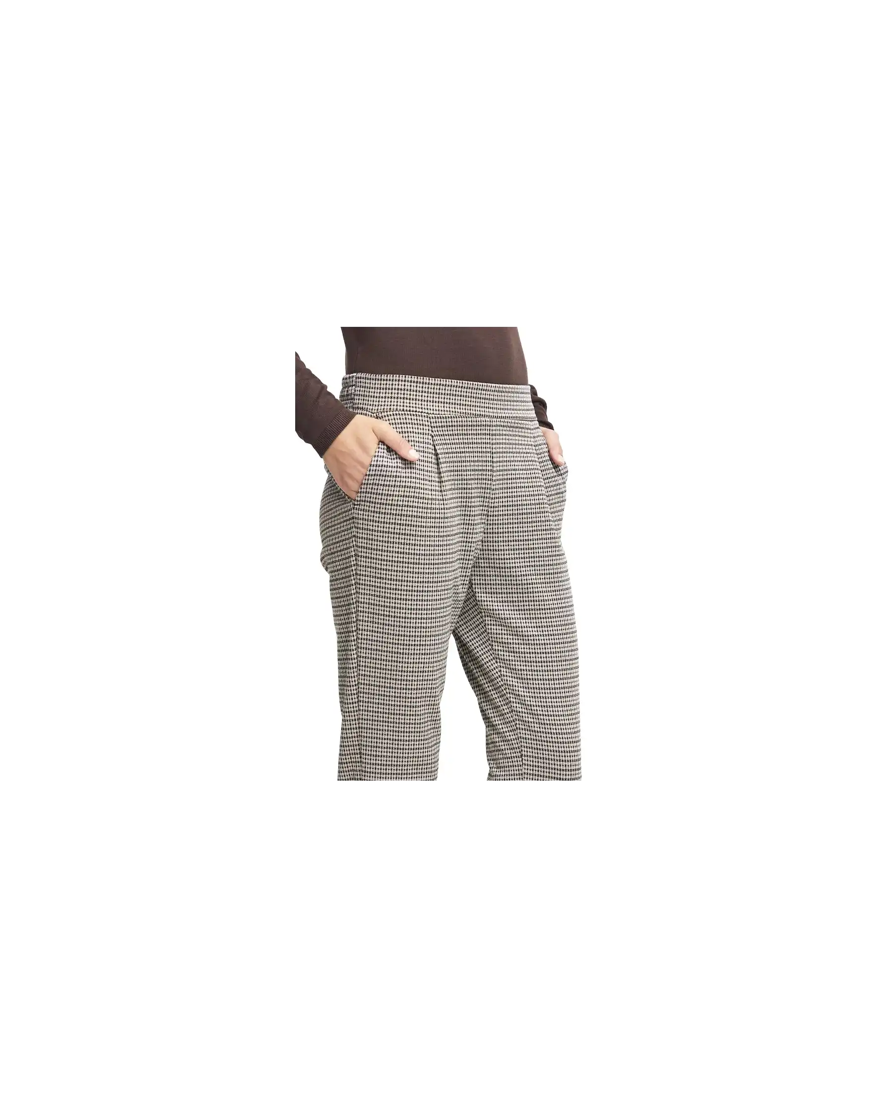 ICHI ICHI PANTALONI BEIGE BEIGE