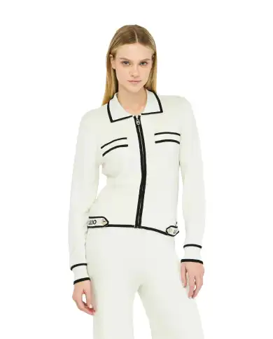 LIU JO LIU JO CARDIGAN BIANCO BIANCO