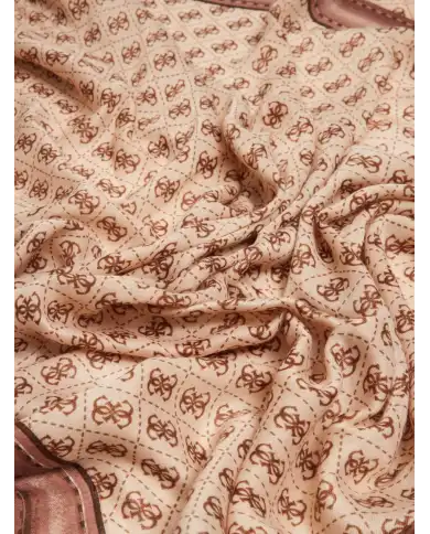 GUESS GUESS SCIARPA NOELLE PRINTED BEIGE BEIGE