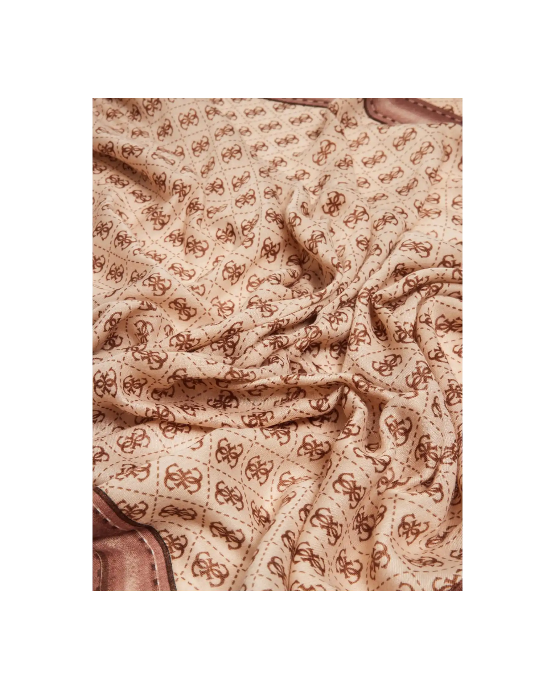GUESS GUESS SCIARPA NOELLE PRINTED BEIGE BEIGE